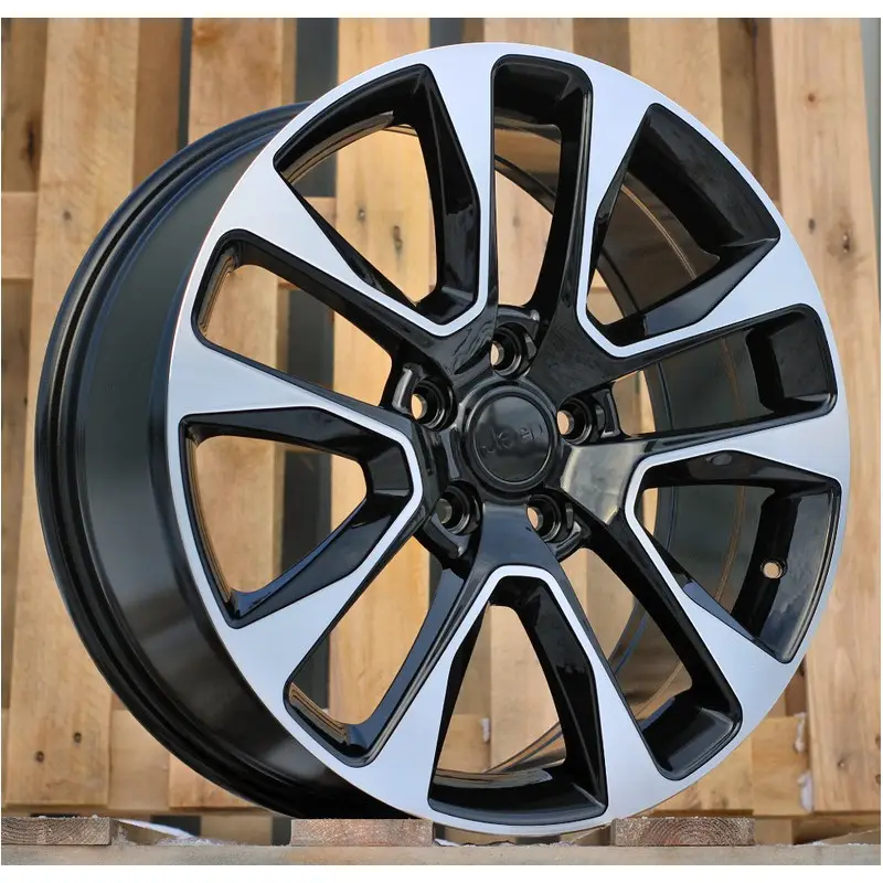 Prix Bas 4 jantes 8.0 20 5x127 design Jeep Noir Brillant