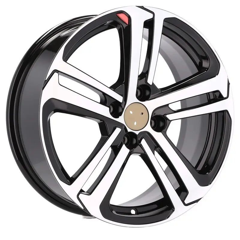 4 jantes 6.5 17 4x108 design Citroen Noir Brillant Usine Directe
