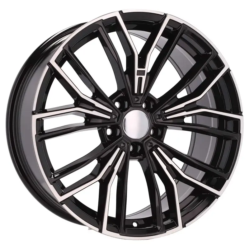 4 jantes 8.0 20 5x112 Noir Brillant Solde