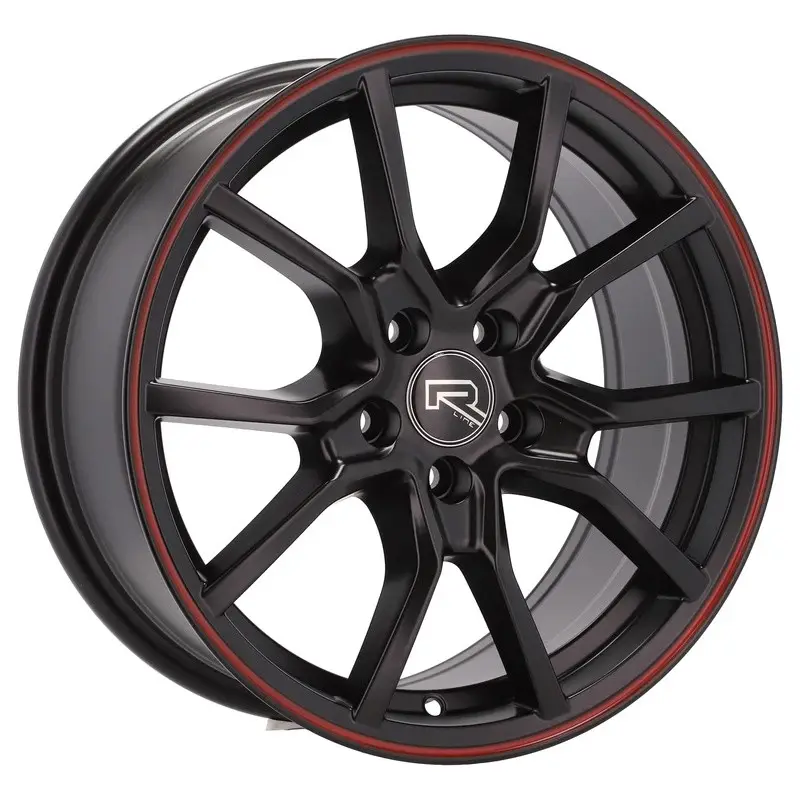 4 jantes 7.0 17 5x100 Noir Mat Bon Marché