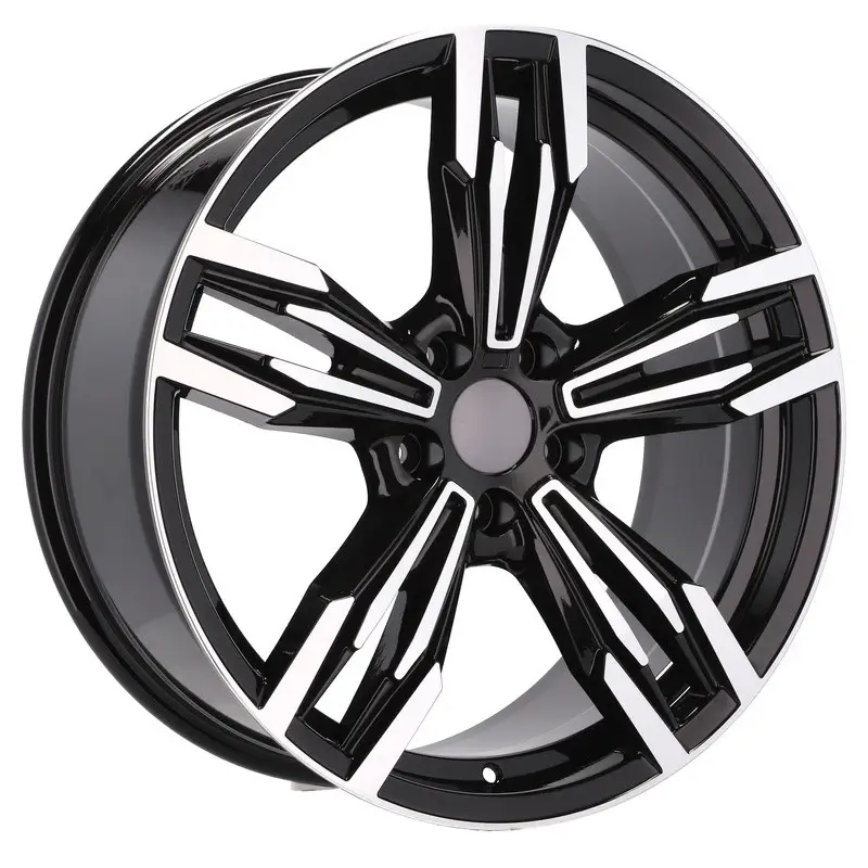 4 jantes 8.5 18 5x120 design BMW Noir Brillant Paiement Sécurisé