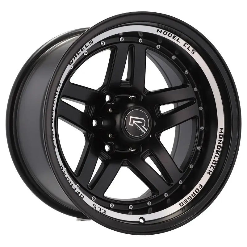 4 jantes 10.0 18 6x139.7 Noir Mat Offre Limitée