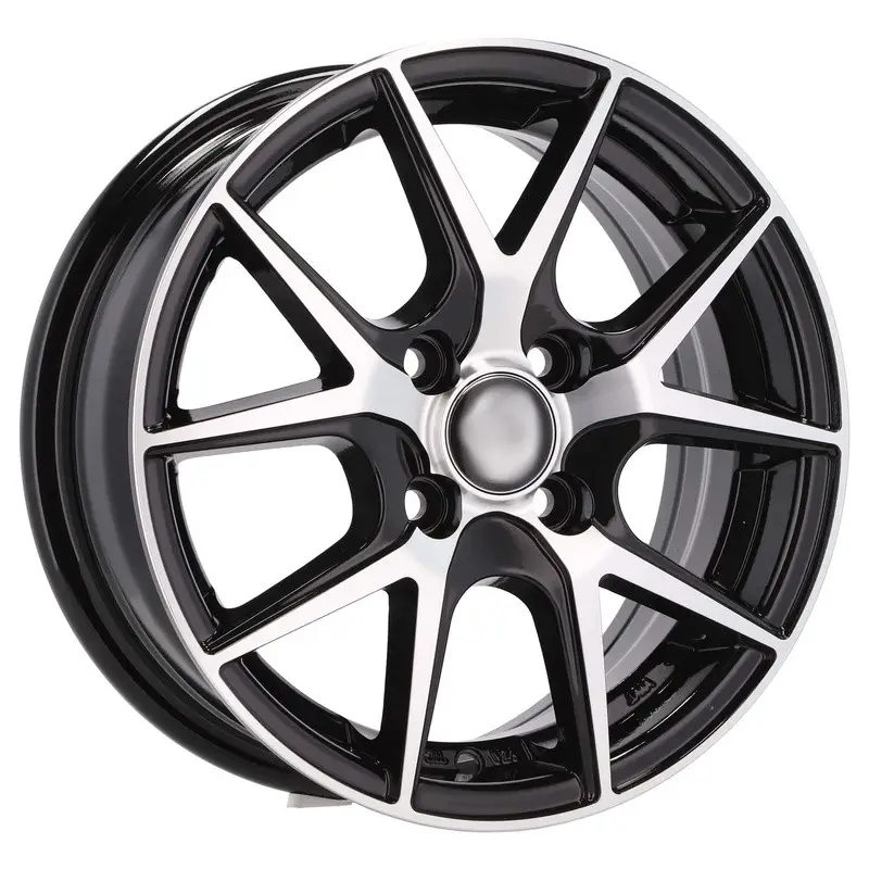 4 jantes 5.5 14 4x100 Noir Brillant Marque