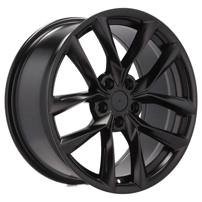 Quantité Limitée 4 jantes 8.5 18 5x114.3 design Tesla Noir Mat