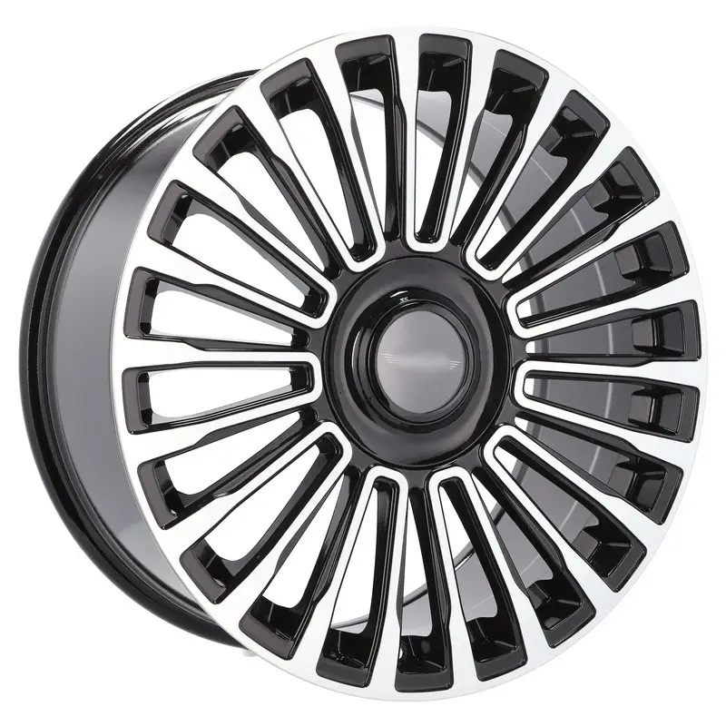 Dernière Chance 4 jantes 9.0 22 5x108 design Land Rover Noir Brillant