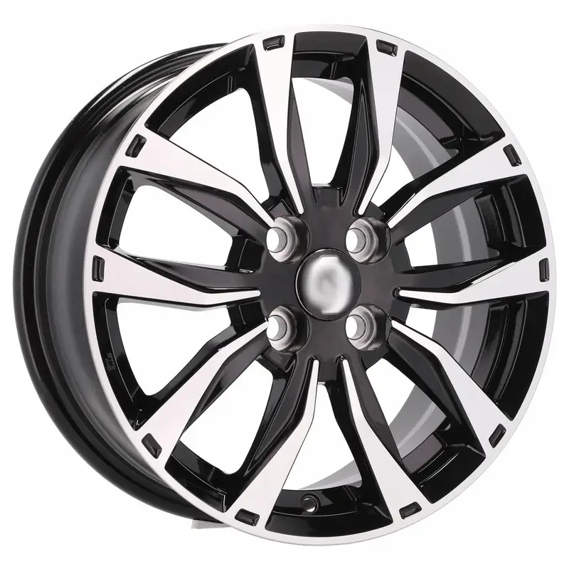 Populaire 4 jantes 6.0 15 4x100 Noir Brillant
