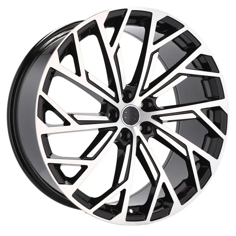 Solde 4 jantes 8.5 19 5x112 design Audi Noir Brillant