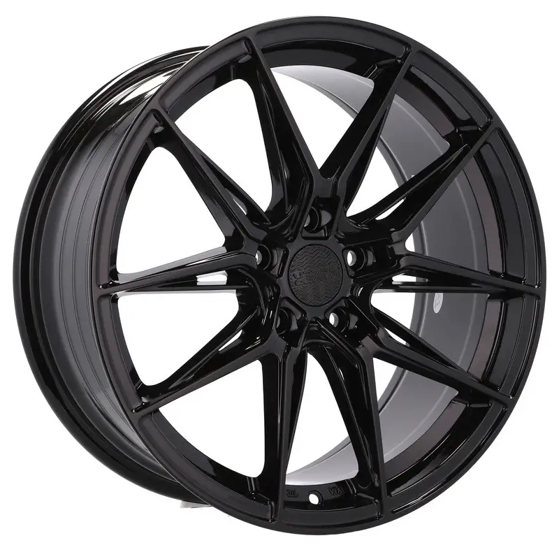 4 jantes 8.0 18 5x115 Noir Brillant Petit Prix