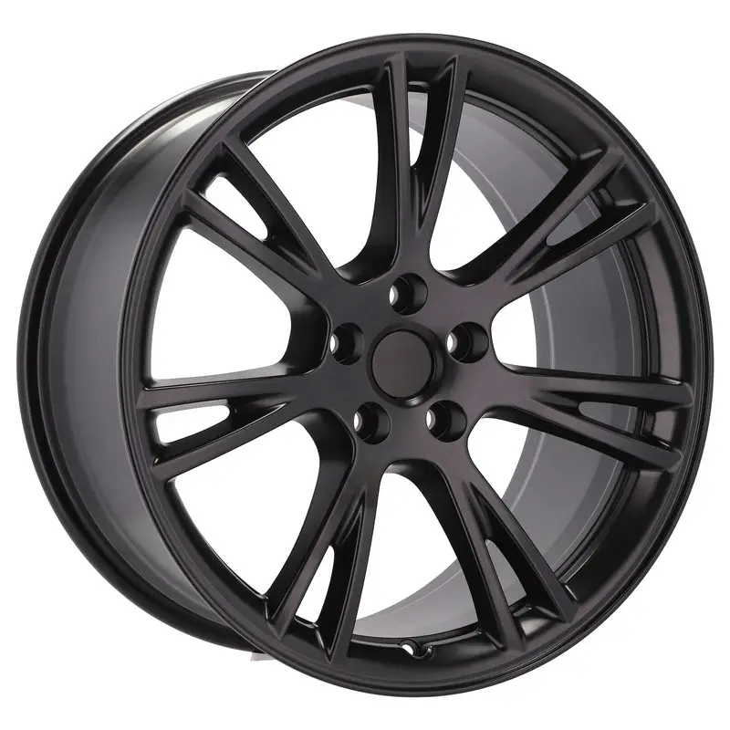 4 jantes 9.5 19 5x114.3 design Tesla Noir Mat Achat Immédiat
