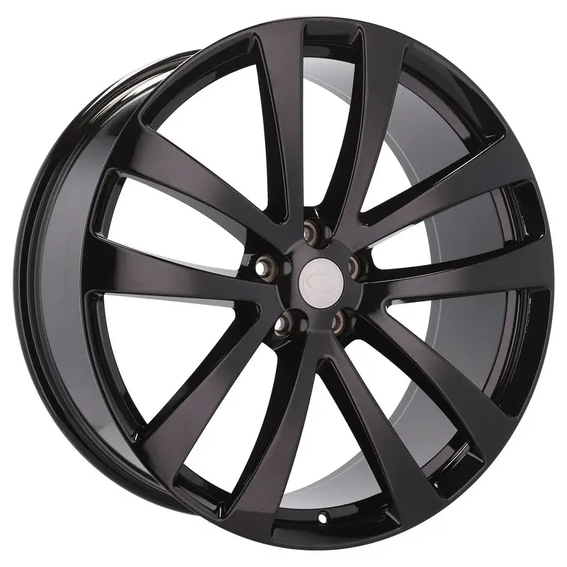 Acheter En Ligne 4 jantes 9.5 22 5x120 design Land Rover Noir Brillant