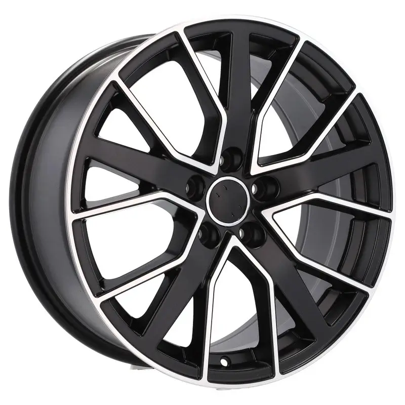 Prix Cassé 4 jantes 8.0 18 5x112 design Audi Noir Brillant