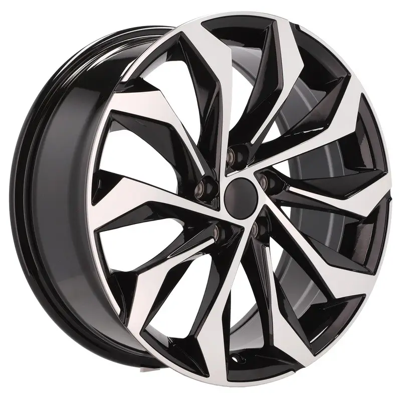 4 jantes 7.5 18 5x112 design Skoda Noir Brillant Petit Prix