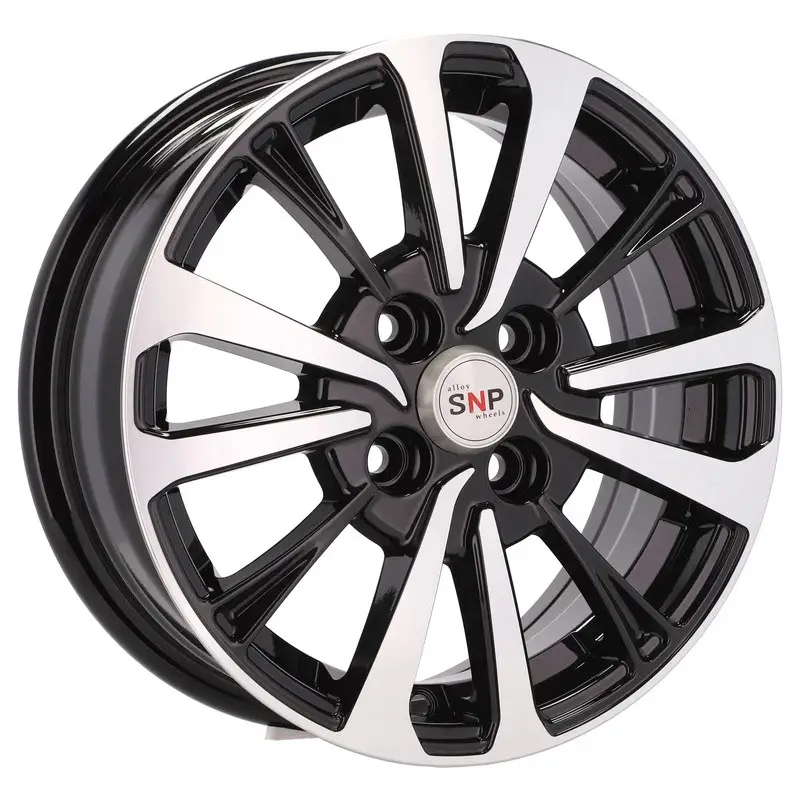 4 jantes 5.5 14 4x100 design Toyota Noir Brillant Solde
