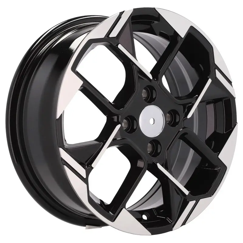 Meilleure Vente 4 jantes 5.5 14 4x100 design Kia Noir Brillant
