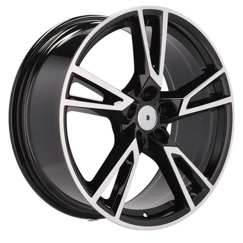 4 jantes 8.0 19 5x112 design Audi Noir Brillant Meilleur Choix