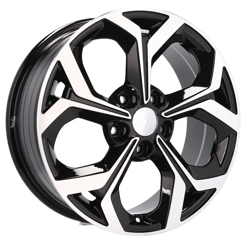 4 jantes 6.0 16 5x114.3 design Kia Noir Brillant Produit De Marque