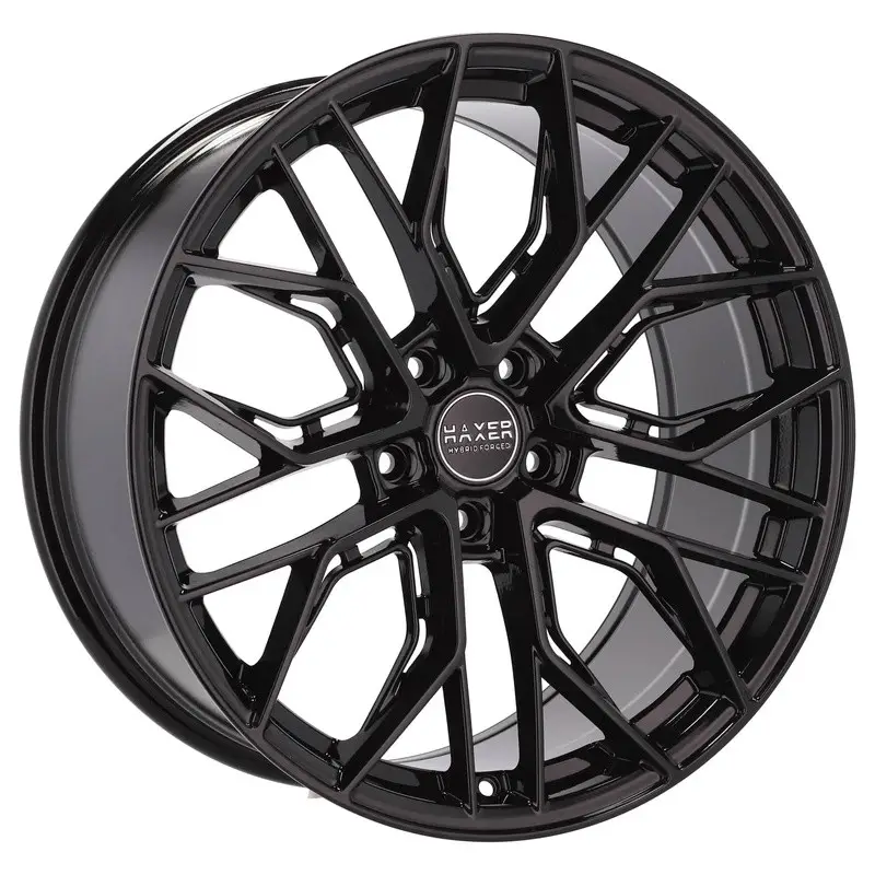 Certifié 4 jantes 9.5 19 5x112 Fluotournage Noir Brillant