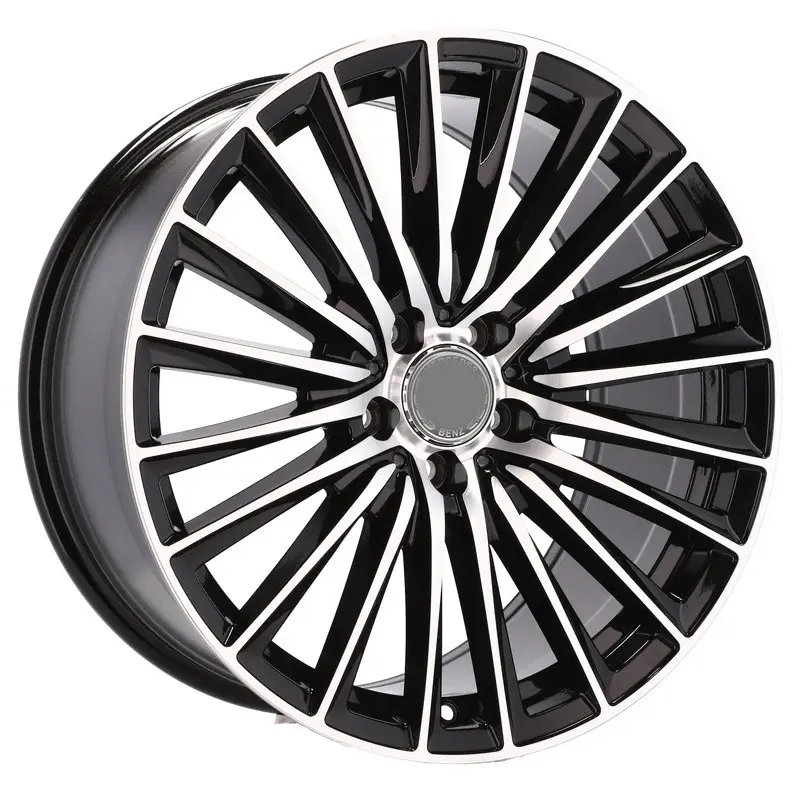 4 jantes 7.5 17 5x112 design Mercedes Noir Brillant Prix Choc