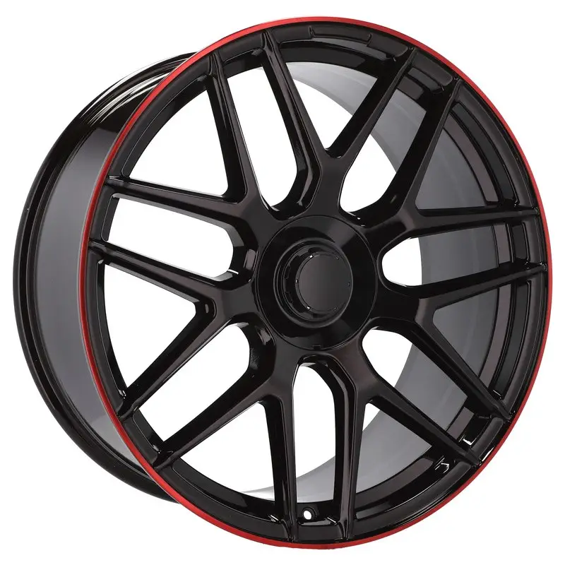 4 jantes 8.5 19 5x112 design Mercedes Noir Mat Bon Marché