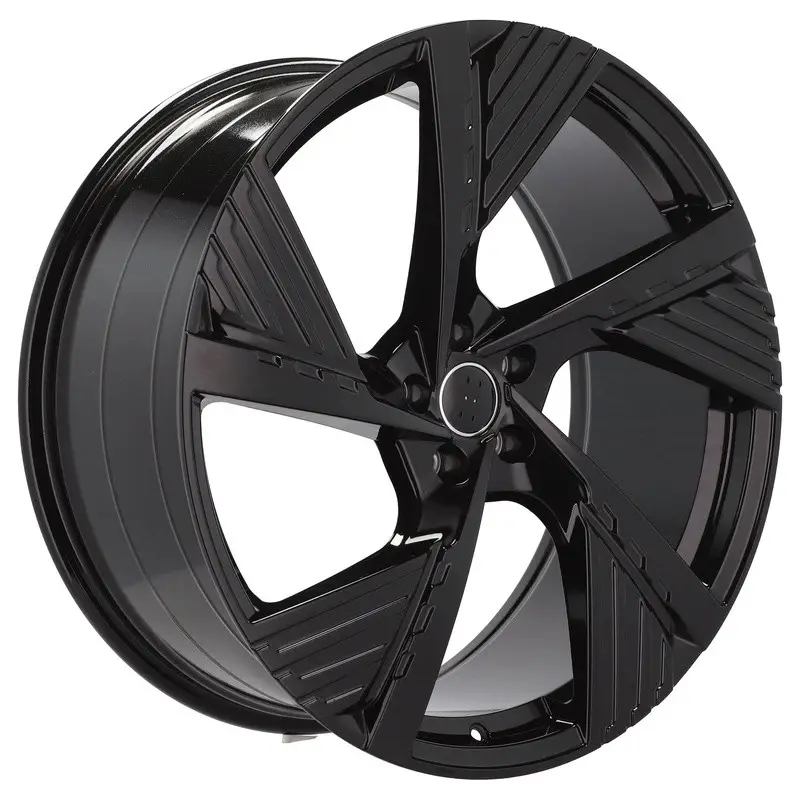 Authentique 4 jantes 8.0 19 5x112 design Audi Noir Brillant