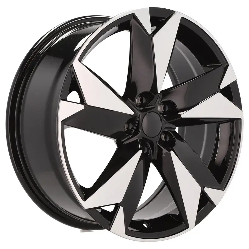 Populaire 4 jantes 8.0 19 5x112 design Skoda Noir Brillant