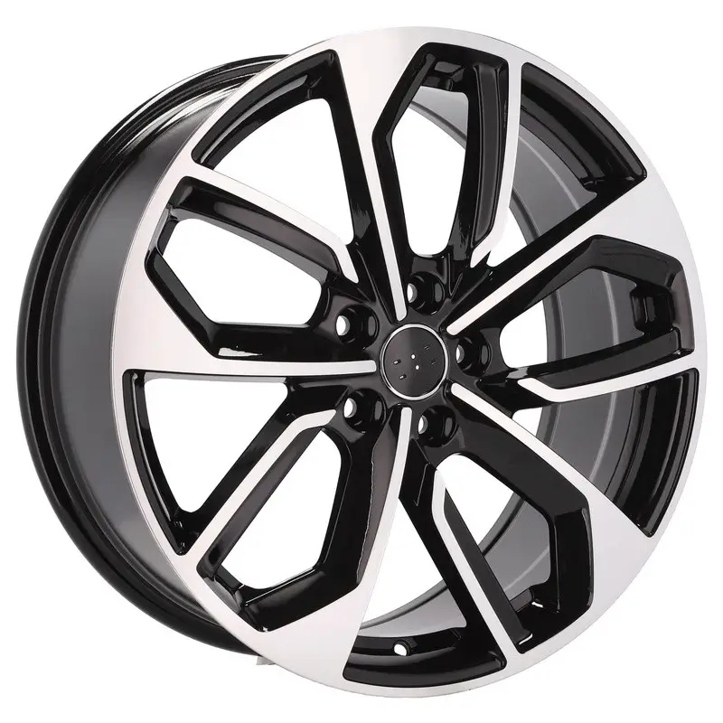 Usine Directe 4 jantes 8.0 19 5x112 design Audi Fluotournage Noir Brillant