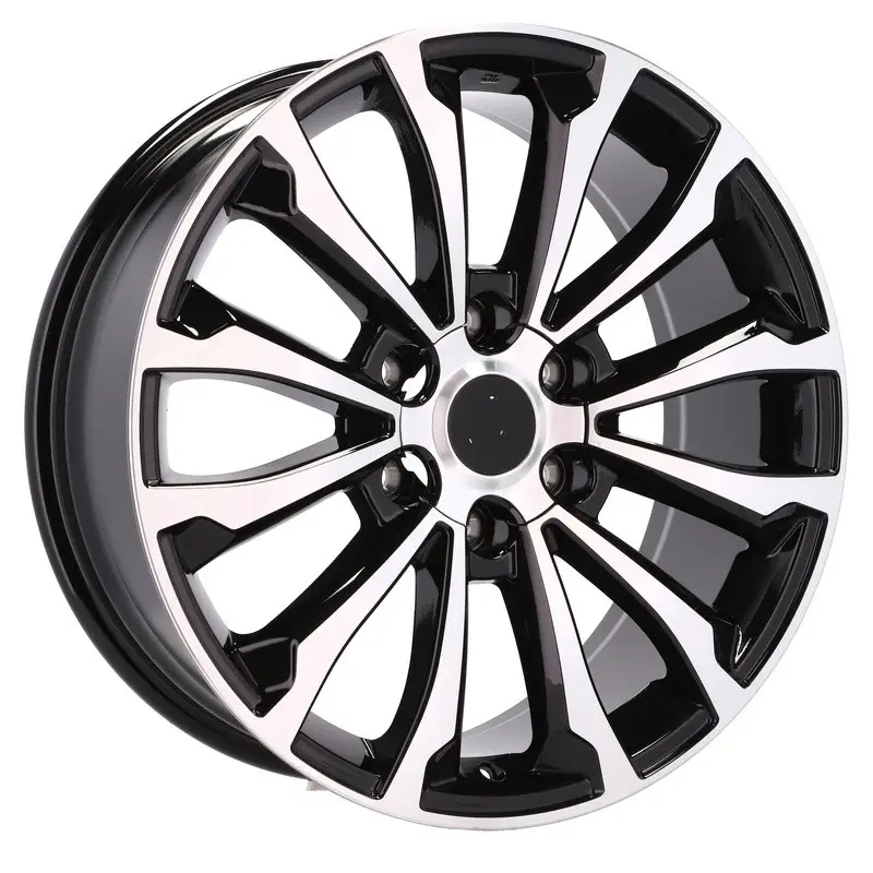 4 jantes 7.5 18 6x139.7 Noir Brillant Retour Gratuit