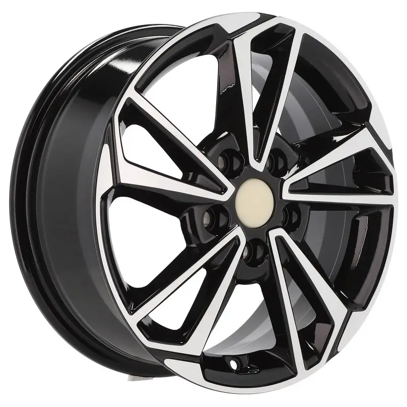 4 jantes 6.5 16 5x114.3 design Kia Noir Brillant Livraison Gratuite