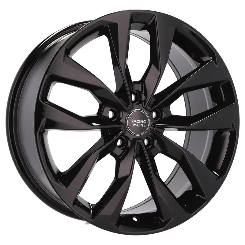 Prix Choc 4 jantes 7.0 17 5x114.3 Noir Brillant