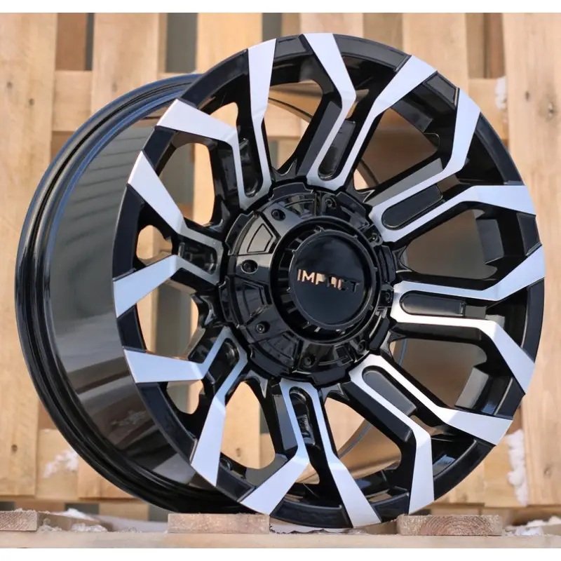 4 jantes 9.0 17 5x127 Noir Brillant Petit Prix
