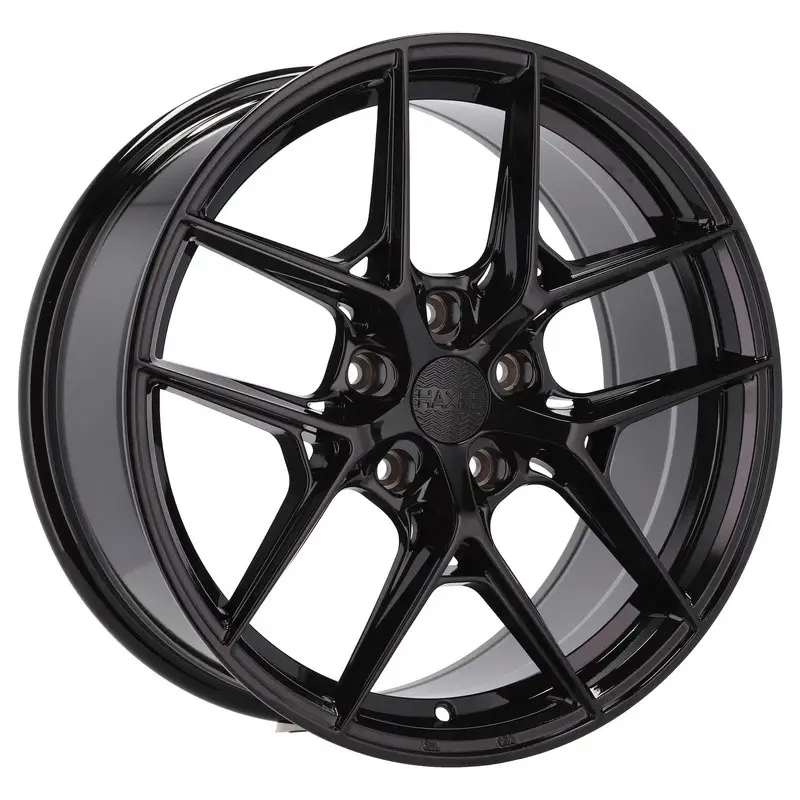 4 jantes 8.0 17 5x120 Noir Brillant Usine Directe