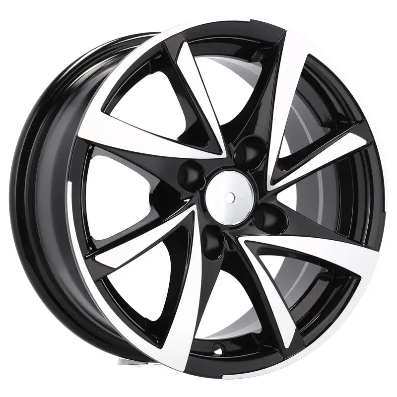 4 jantes 6.5 15 4x100 Noir Brillant Livraison Gratuite