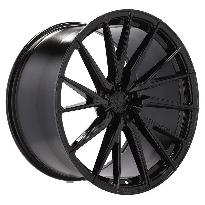 Commande En Gros 4 jantes 8.5 20 5x112 Fluotournage Noir Brillant