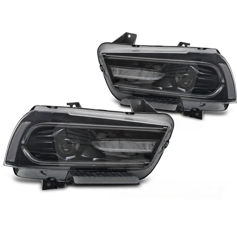 Feu Arrière LED Noir pour Dodge Charger LX II 2011-2015 Vente Flash