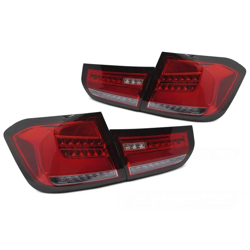 Feux Arrière À Barre Led Rouge Seq pour BMW F30 2011-2015 Livraison Gratuite
