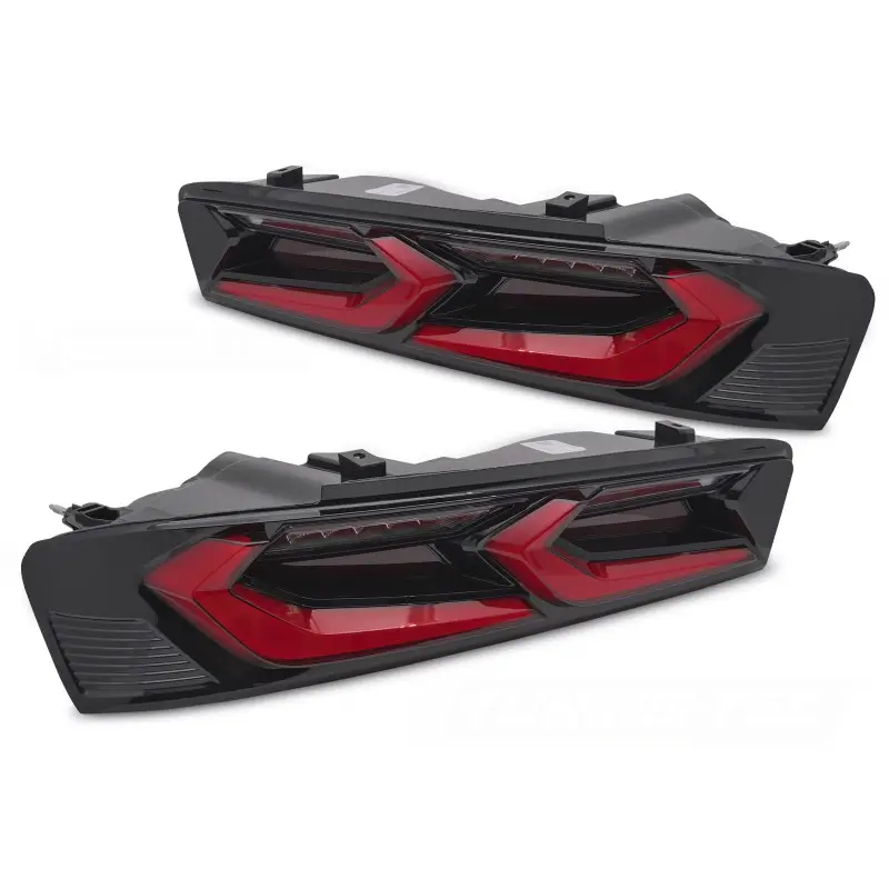 Feux Arrière LED Rouge Noir pour Chevrolet Camaro 2016-2018 Acheter En Ligne