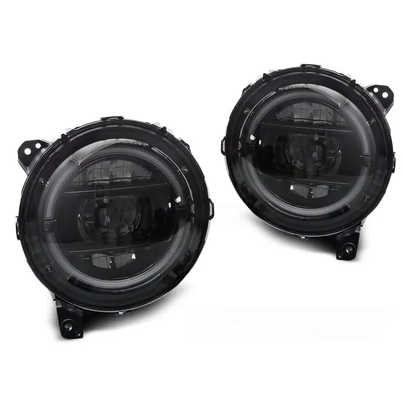 Soldes Phares à LED DRL avant pour Jeep Wrangler JL 2018-2023