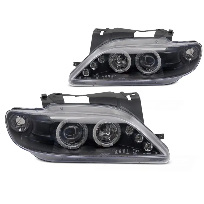 Phares Angel Eyes Noir Avant pour Citroën Xsara 1997-2000 Nouvelle Collection