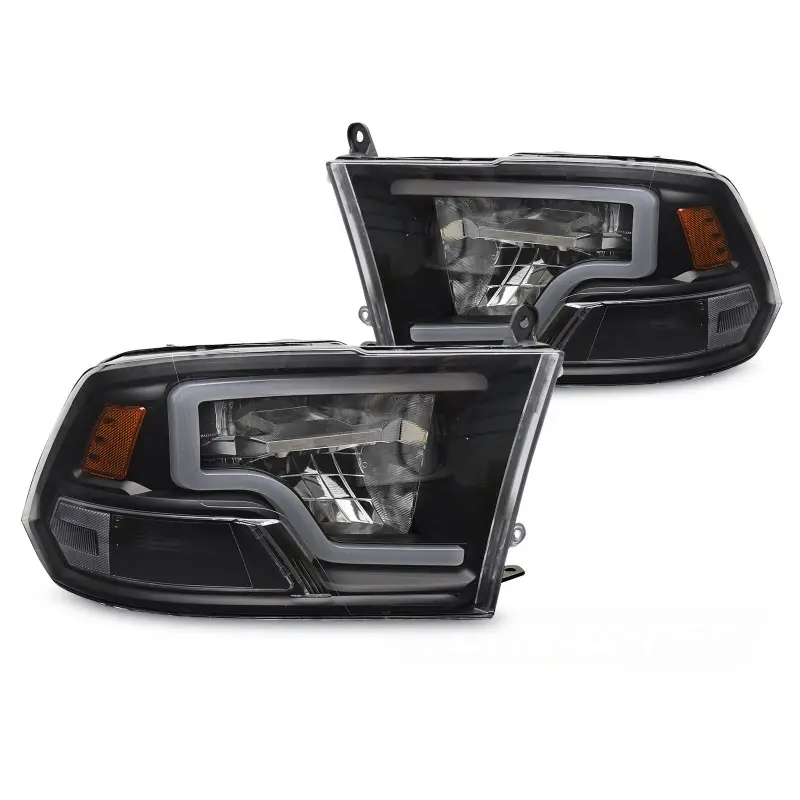 Tube Lumineux Noir LED Avant pour Dodge Ram 2009-2018 Vente Flash