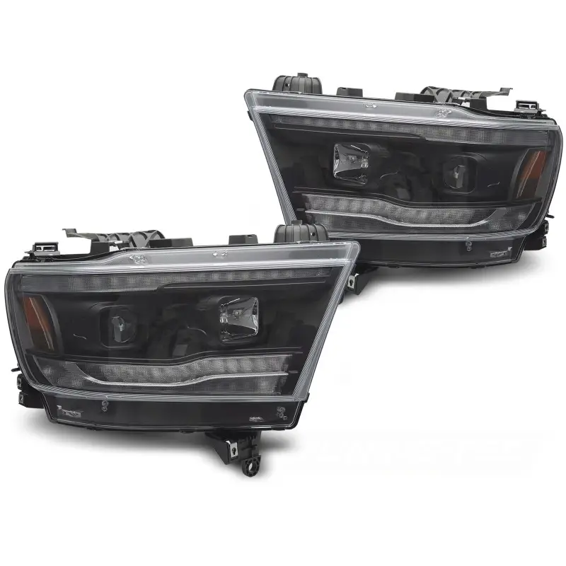 Livraison Express Tube Noir Séquentiel Pour Dodge Ram 2019-2022