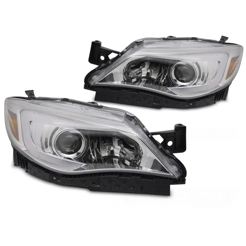 Quantité Limitée Phares Tube Lumineux Chromé Avant pour Subaru WRX 2014-2017