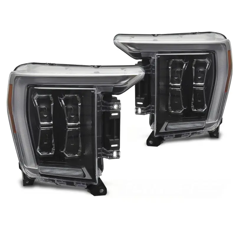 Phares à LED noirs DRL avant pour Ford F150 MK14 2020-2023 Solde