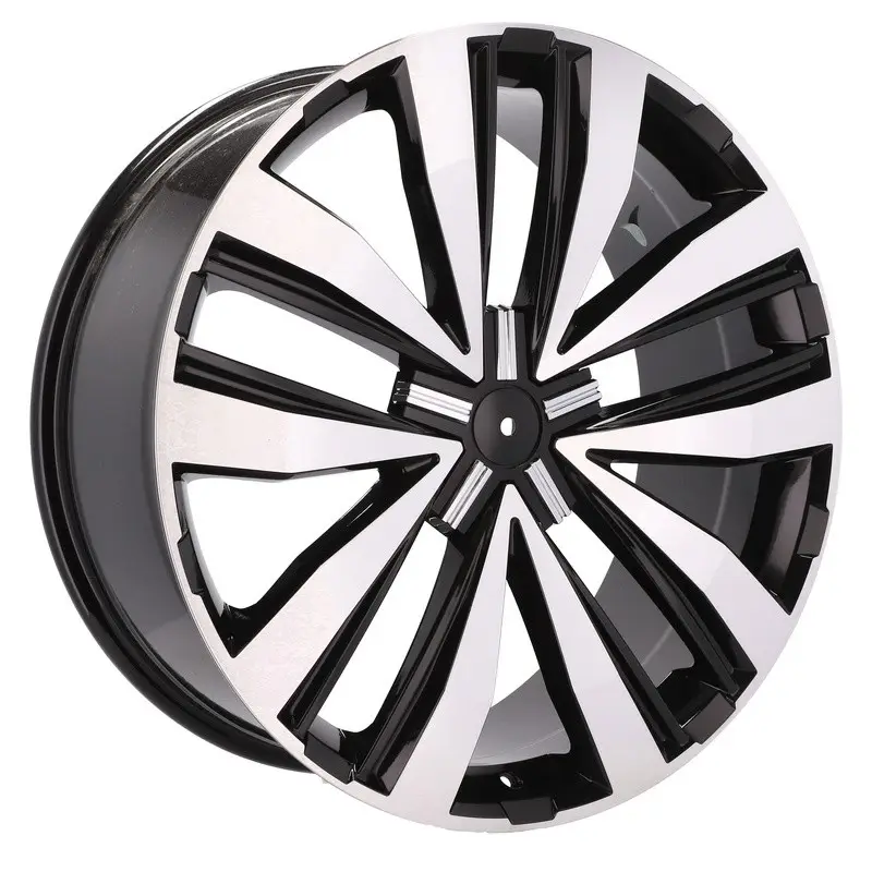 Haute Qualité 4 jantes 8.5 20 5x120 design Volkswagen Noir Brillant