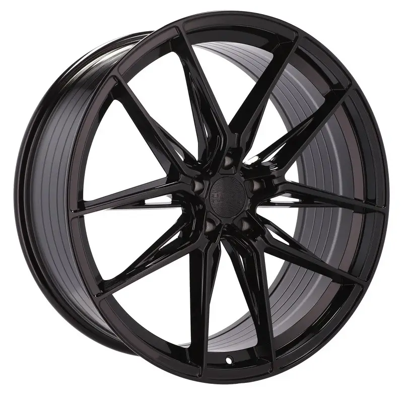 4 jantes 8.0 18 5x120 Noir Brillant Haute Qualité