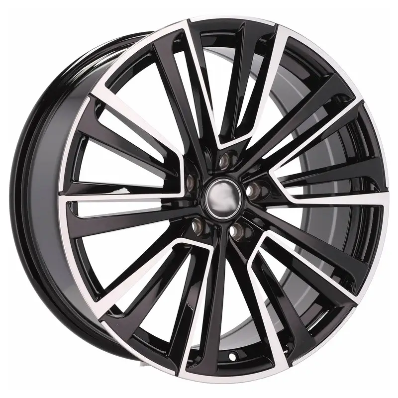 4 jantes 8.0 18 5x112 design Skoda Noir Brillant Usine Directe