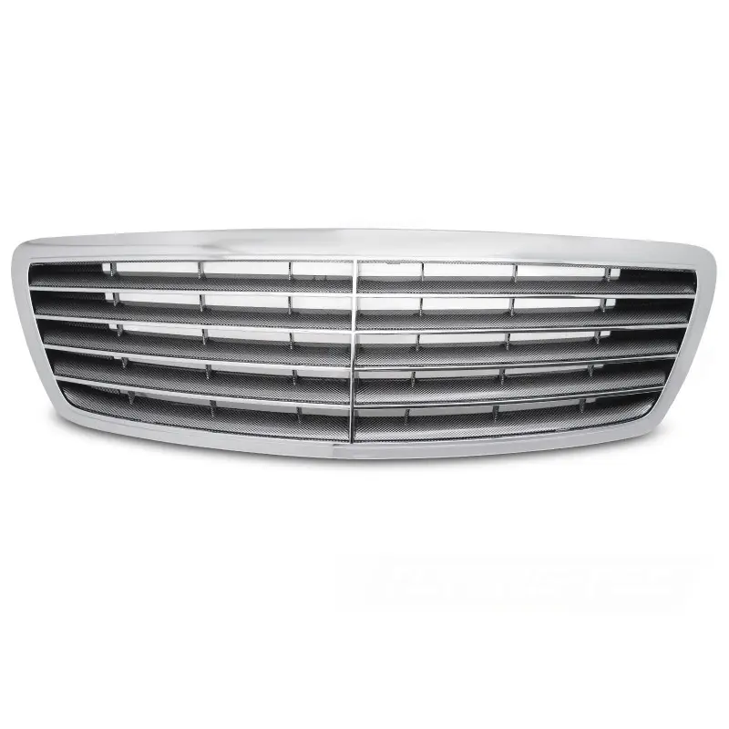 Grille Chrome-Carbone pour Mercedes Classe S W220 02-05 Achetez Aujourd’hui