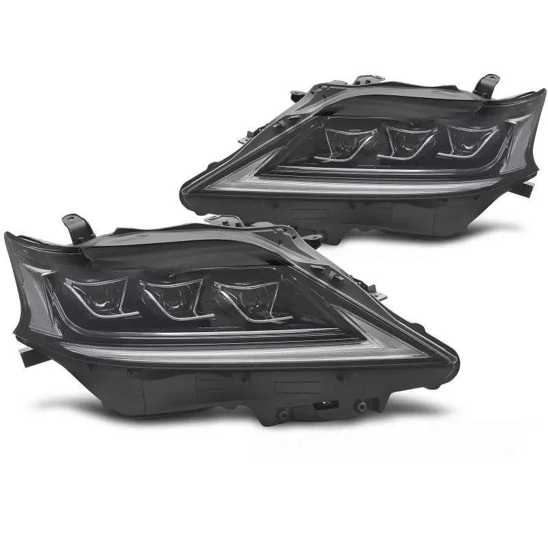 Phare LED Noir Avant pour Lexus RX 2012-2015 Vente Directe