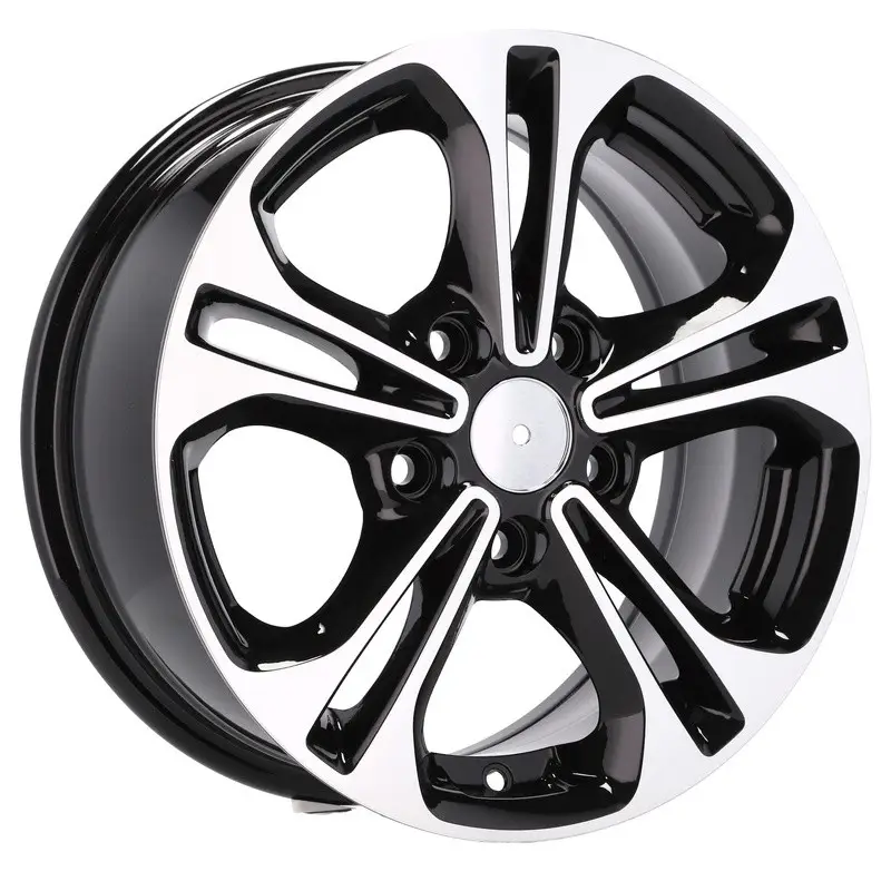 4 jantes 6.5 15 5x114.3 design Hyundai Noir Brillant Bon Marché