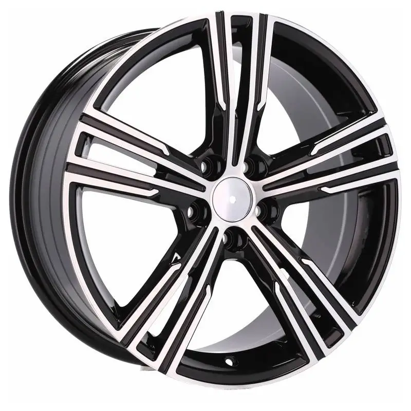 Retour Gratuit 4 jantes 7.5 17 5x108 design Volvo Noir Brillant
