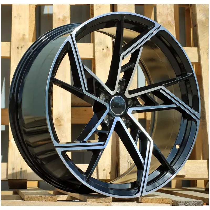 4 jantes 9.0 20 5x112 design Audi Noir Brillant Nouvel Arrivage